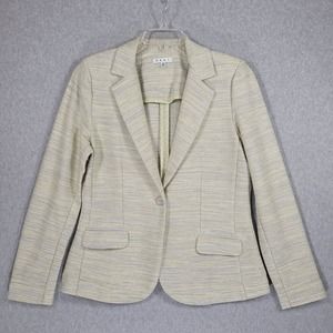 CAbi Blazer Womens 8 Pockets Single Button Long Sleeve Jacket